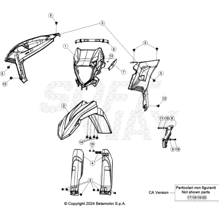 VUE ECLATEE CARENAGES BETA...