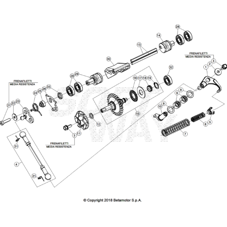 VUE ECLATEE POMPE A EAU...