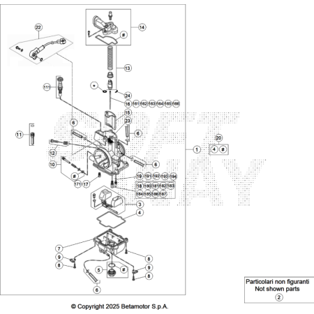 VUE ECLATEE CARBURATEUR...