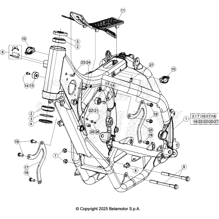 VUE ECLATEE CHASSIS BETA 200 X RPO 2026