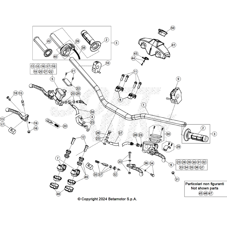 VUE ECLATEE COMMANDES-GUIDON BETA 200 X RPO 2026