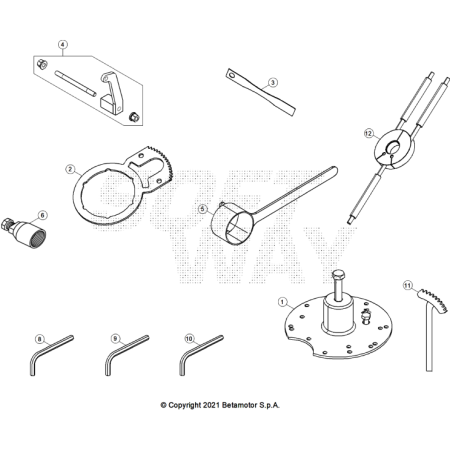 VUE ECLATEE OUTILLAGE...