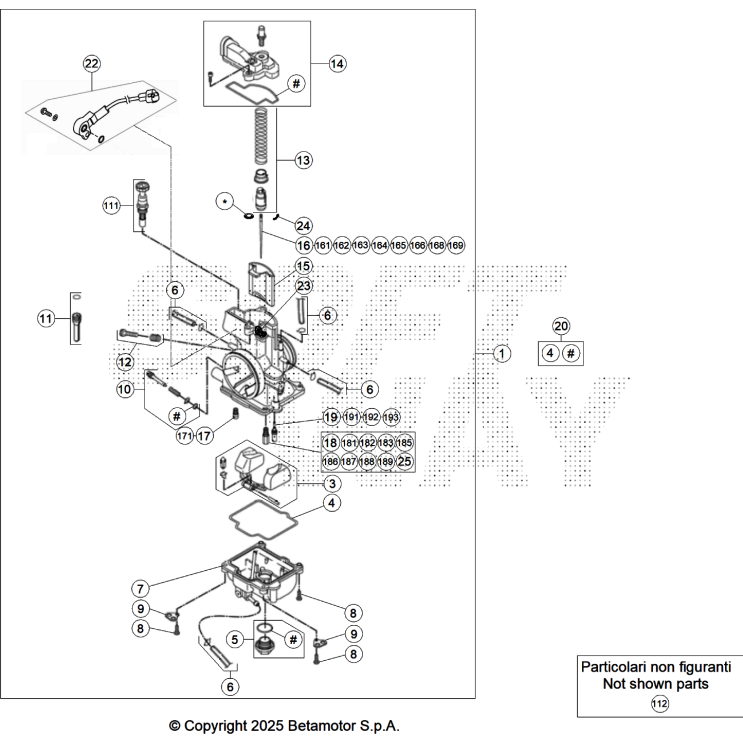 VUE ECLATEE CARBURATEUR BETA 300 X RPO 2026