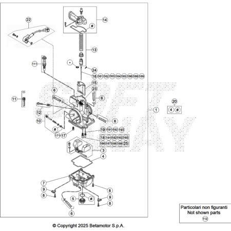 VUE ECLATEE CARBURATEUR...