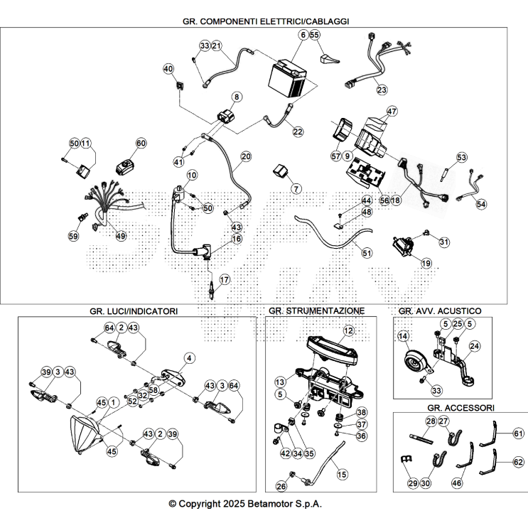 VUE ECLATEE FAISCEAU ÉLECTRIQUE BETA 300 X PRO 2026