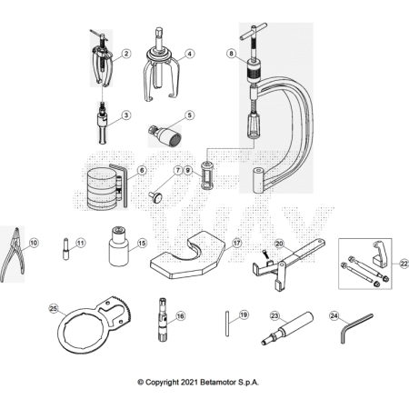 VUE ECLATEE OUTILLAGE...