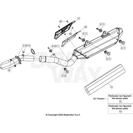 VUE ECLATEE ECHAPPEMENT...