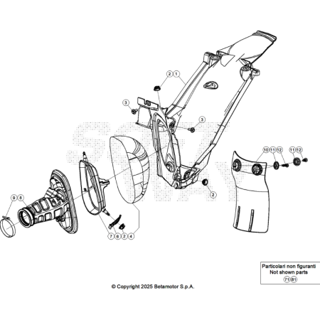 VUE ECLATEE FILTRE A AIR...