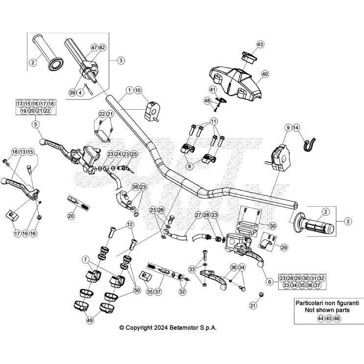 VUE ECLATEE COMMANDES-GUIDON BETA 480 X RPO 2026
