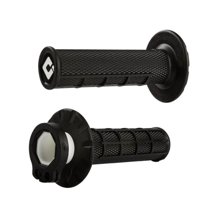 Poignées noir ODI Emig V2 Lock-On Semi-gaufrée 