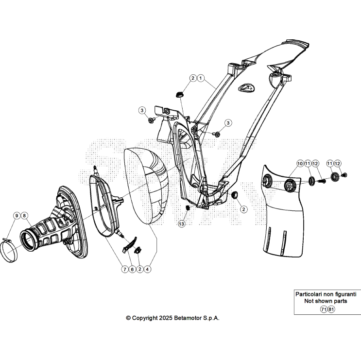 VUE ECLATEE BOÎTIER A AIR BETA 200 RACE 2026