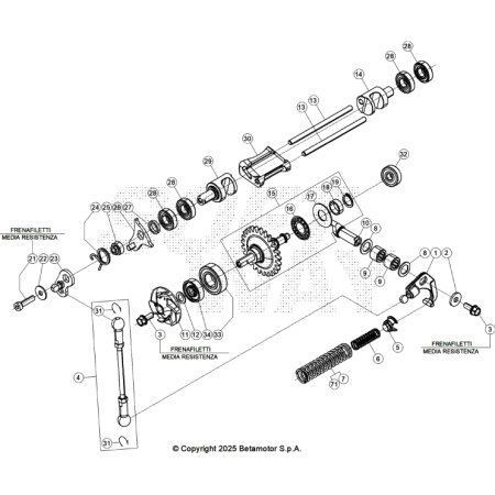VUE ECLATEE POMPE A EAU...