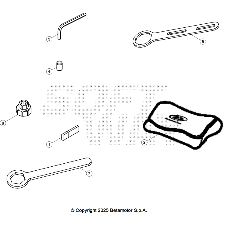 VUE ECLATEE OUTILLAGE SPÉCIAL CHASSIS BETA 300 RACE 2026