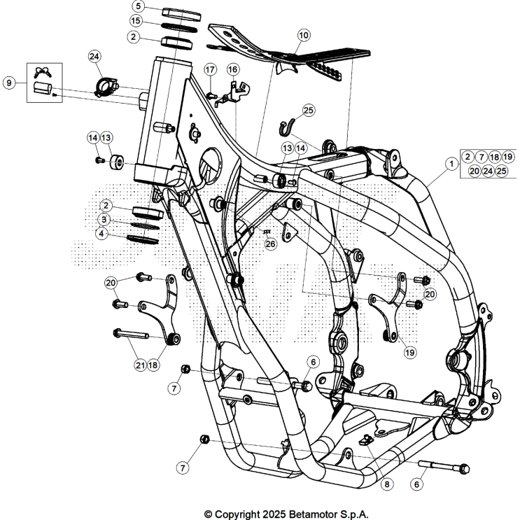 VUE ECLATEE CHASSIS BETA 350 RACE 2026