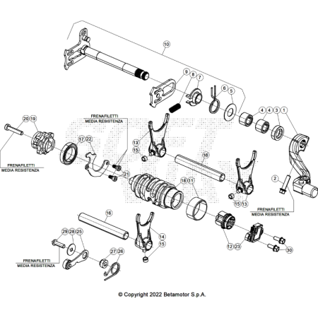 VUE ECLATEE COMMANDE BOÎTE...