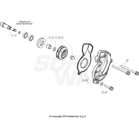 VUE ECLATEE POMPE A EAU...