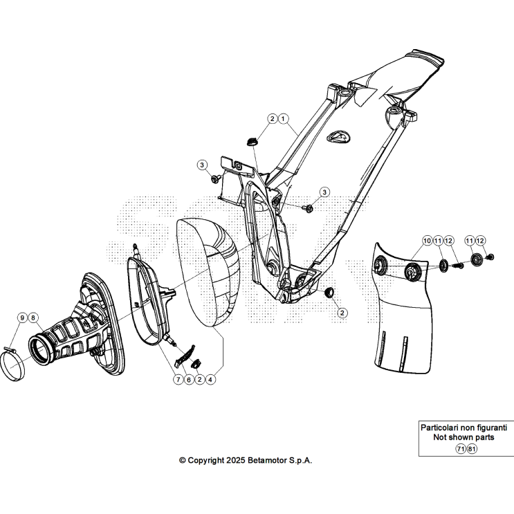 VUE ECLATEE BOITE A AIR BETA 430 RACE 2026