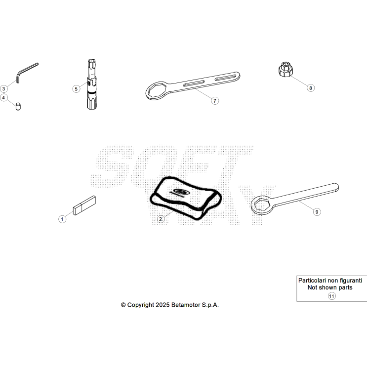 VUE ECLATEE OUTILLAGE SPÉCIAL CHASSIS BETA 480 RACE 2026