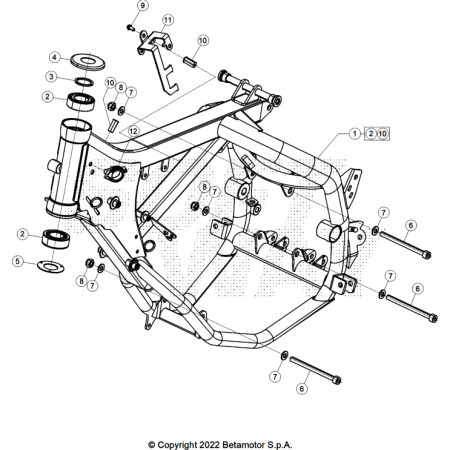 VUE ECLATEE CHASSIS BETA 50...