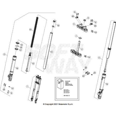 VUE ECLATEE FOURCHE BETA 50...