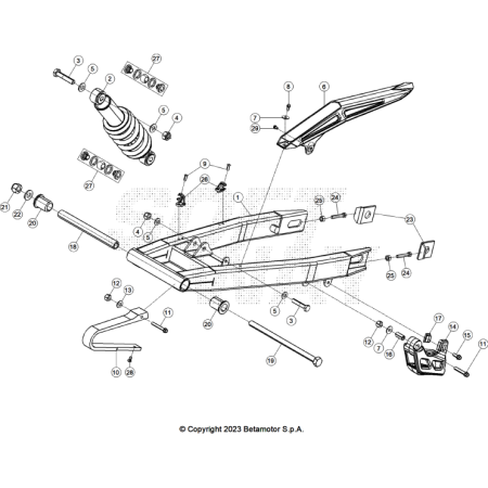 VUE ECLATEE AMORTISSEUR...