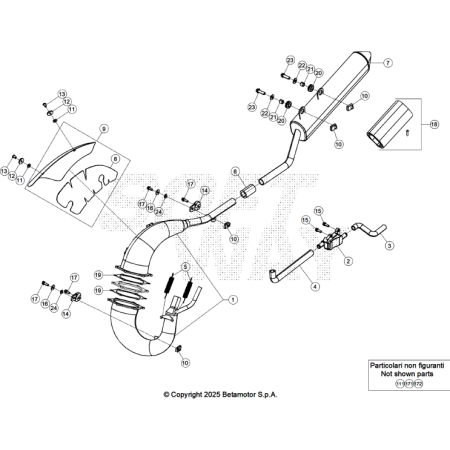 VUE ECLATEE ECHAPPEMENT...