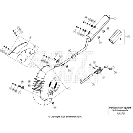 VUE ECLATEE ECHAPPEMENT...
