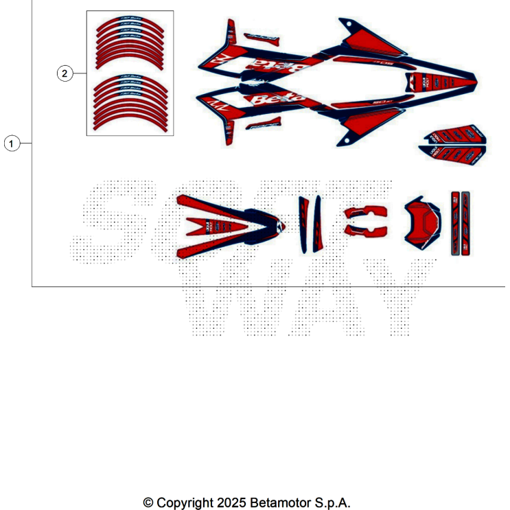 VUE ECLATEE KIT DECO BETA 50 RR RACE 2026