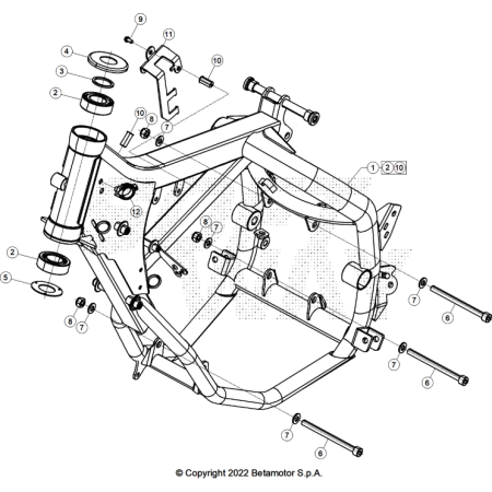 VUE ECLATEE CHASSIS BETA 50...