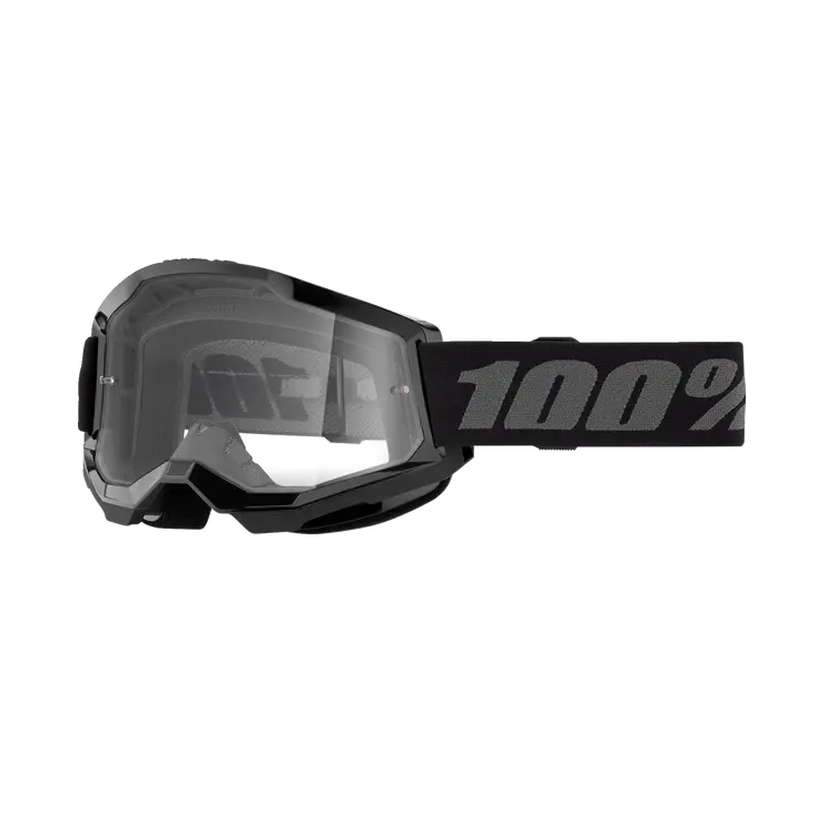 Masque 100% STRATA 2 Noir écran clair 