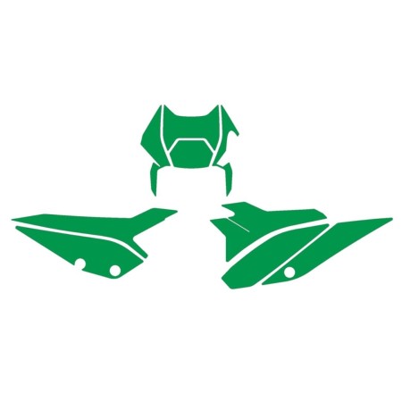 Fonds de plaque VERT BLACKBIRD pour Beta RR 2T/4T 2020 à 2024 