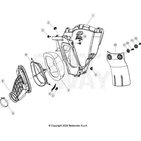 VUE ECLATEE BOITE A AIR...