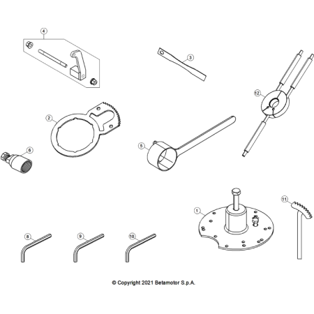 VUE ECLATEE OUTILLAGE...