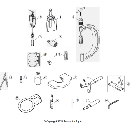 VUE ECLATEE OUTILLAGE...