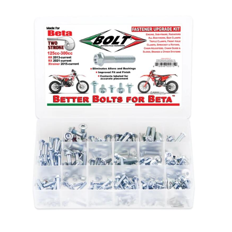 Kit de mise à niveau des fixations BOLT Pro Pack pour Beta Enduro 125 & plus 2013 à 2027 