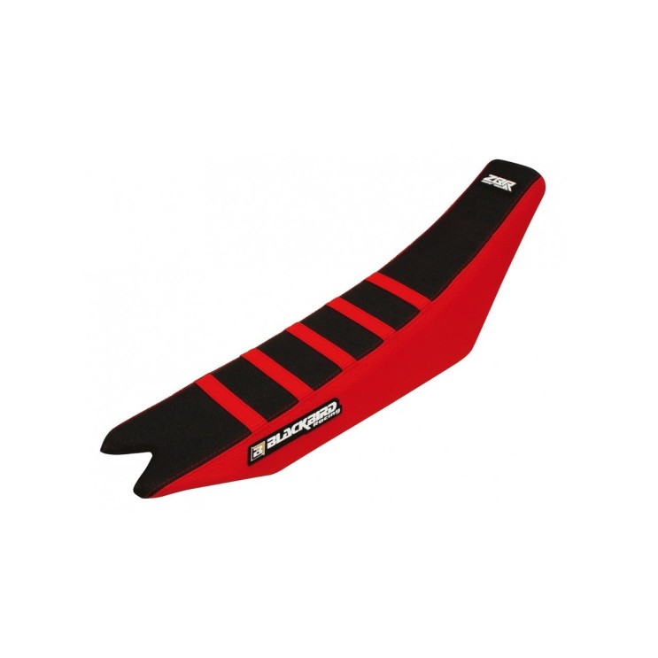 Housse de selle Blackbird Zebra Noire/Rouge pour Beta Enduro 2013 à 2019