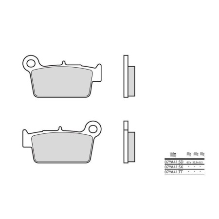 Plaquettes De Frein SBS 790 SI (sintered) Pour APRILIA SXV VDB Replica 550 2008 - Neuf Avec étiquettes