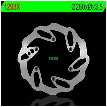 Disque de frein avant  NG 1293X pétale fixe Beta
 {attributes}