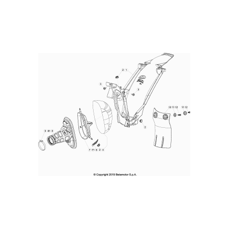 Boite à air BETA 430 RACING 2020