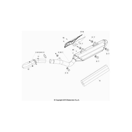 Echappement BETA 430 RACING 2020