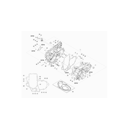 Carter moteur BETA 350 RR 2019