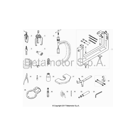 Outillage BETA 350 RR 2019