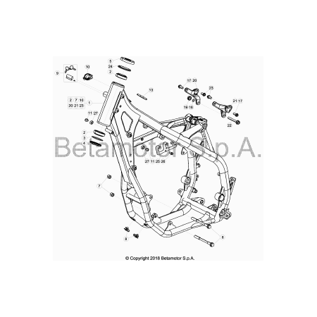 Cadre BETA 390 RACING 2019