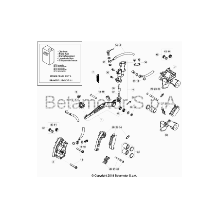 Frein BETA 390 RR 2019