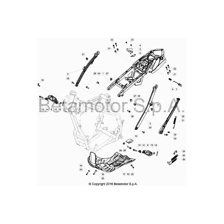 Boucle arriere BETA 430 RR 2019