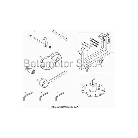 Outillage BETA 250 RR 2019