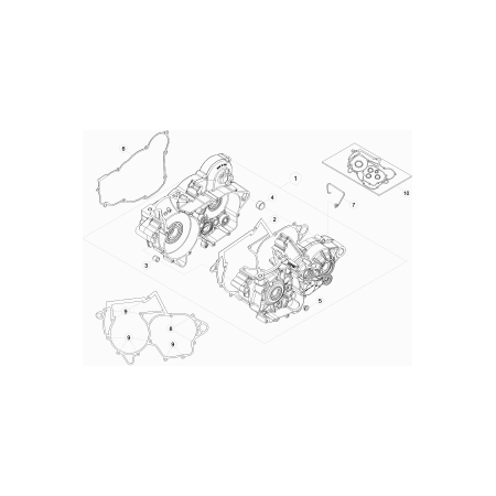 Carter moteur BETA 250 RR 2019