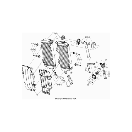 Radiateur BETA 390 RR 2022