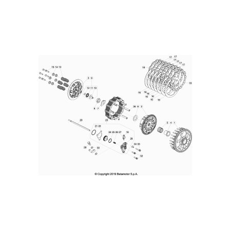 Embrayage BETA 430 RR 2022