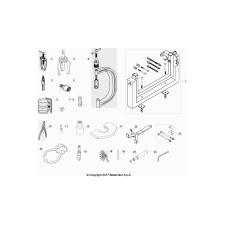 Outillage moteur BETA 430 RACING 2022